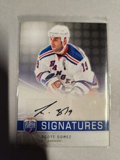 2008-09 Upper Deck Be a Player Signatures Scott Gomez #S-SG Auto
