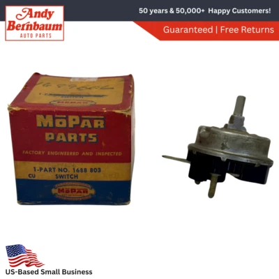 1956 Dodge Coronet Royal  Powerflite Transmission Headlight Switch 1688803 NOS - Image 1 of 4