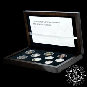 2015 - Estuche EUROSET PROOF - Presidencia UE - LETONIA - Picture 1 of 4