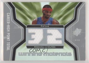 2007-08 SPx Winning Materials Jersey Stats Richard Hamilton #WMJ-RH