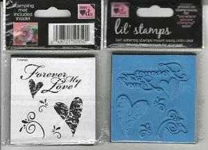 See D's Lil' Stamps Unmounted Scrapbooking Card Making Forever my Love - Picture 1 of 1