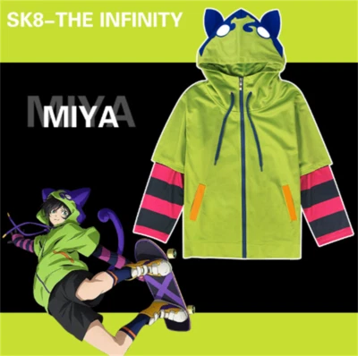SK∞ Chinen Miya Cosplay Sudadera con Capucha Informal Sudadera Abrigo Unisex Disfraces de Halloween Foto 1 de 4