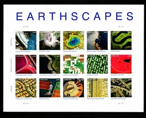 U.S. #4710a-o MNH, EARTHSCAPES, FOREVER SHEET,  FV $11.70 (2012) - Picture 1 of 2