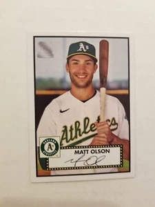 2021 Topps 70th VIP Celebration Platinum Anniversary Matt Olson #188 "LIMITED" - Bild 1 von 2
