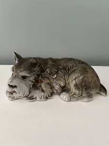 Vintage Shafford Co. Porzellan Schnauzer Hundefigur - Bild 1 von 8