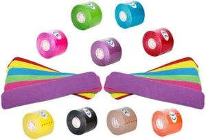 Precut Kinesiology Tape (20 Strips, 10 Inch) Athletic Muscle Support (Beige) - Picture 1 of 2
