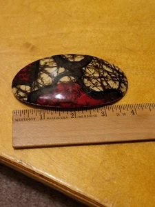 Vintage Wooden Lacquer Handpainted Barrette Hair Clip Womens Beauty Accessories  - Picture 1 of 5
