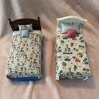 Dollhouse Miniature Furniture Multicolor Bed Wooden Boy Girl Set Bedroom 1:12