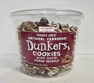 Trader Joe’s Avena Arándano Galletas Dunkers Paquete 24oz 680g - Imagen 1 de 5