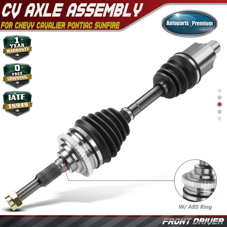 Conjunto de eixo dianteiro driver CV para Chevrolet Cavalier Pontiac Sunfire 1995-2001 - Imagem 1 de 4