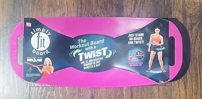 Tabla Simply Fit The Workout Balance Board con un giro rosa Foto 1 de 4