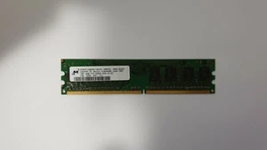 Micron MT8HTF12864AY-667E1 1GB PC2-5300U 667MHz DDR2 Desktop RAM HP 377726-888 - Picture 1 of 2