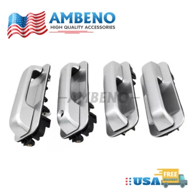 New 4x Ingot Door Handles Front and Rear Set for Ford F-150 F150 2015 2016-2020 Foto 1 de 4