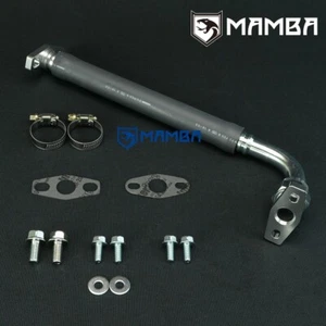 Kit de línea de drenaje de retorno de aceite turbo MAMBA Mitsubishi Lancer EVO 4-9 con stock TD05HR - Imagen 1 de 6