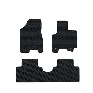 Maßgefertigte Fußmatten für Kia Sportage 2005- DELUXE Schwarz Set Original Passt - Bild 1 von 15