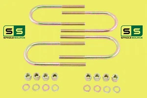 Grade 8 Flip Kit U-Bolts for 1997 - 2003 Ford F-150, 2004 w/ Heritage 2WD - Picture 1 of 1