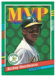 1991 Donruss #387 Rickey Henderson Oakland Athletics