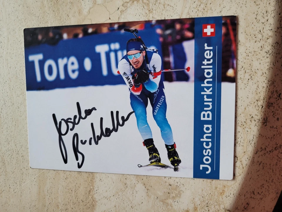 Joschka Burkhalter Schweiz Biathlon AK original  - Bild 1 von 1