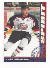 2007-08 Saginaw Spirit (OHL) Jordan Szwarz (Torpedo Nizhny Novgorod)