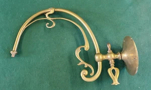 Kunsthandwerk Messing Wandleuchte zur Restaurierung/Umbau auf Elektro - Bild 1 von 7