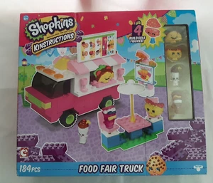 Camión Shopkins Kinstructions Food Fair 4 figuras 184 piezas. Nuevo 2016 - Imagen 1 de 9