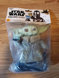 Star Wars Mandalorian Child Shoulder Sitter Costume Accessory Grogu Yoda Cosplay - Foto 1 di 2