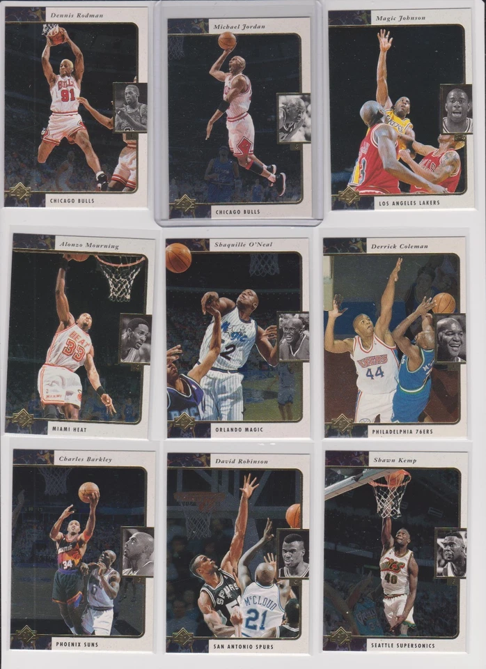 1995-96 SP Basketball U-pick NM you pick base stars, inserts, HOF, Rookie RC - Image 1 of 1