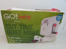Accuquilt Go! Baby Fabric Cutter Starter Set with 3 cutting dies and mat