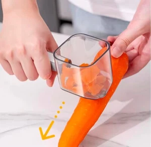 Vegetable Peeler With Container Kitchen Utensils Supplies - Picture 1 of 5