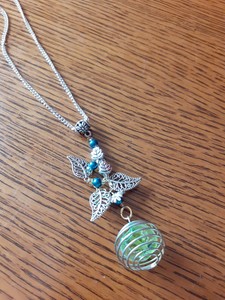 Collier feuilles elfique fait main- elven leaf necklace