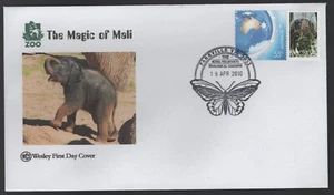 2010 Australia Magic of MALI the ELEPHANT Royal Melbourne Zoological WCS FDC #4 - Foto 1 di 1