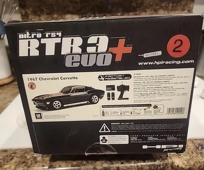 Nitro Rs4 Rtr 3+Evo 1967 Chevrolet Corvette New In Box Ultra Rare  !!! - Image 1 of 4