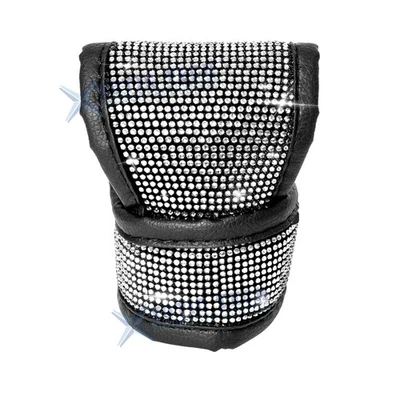 Perilla de palanca de cambios de consola automotriz diamante brillante cubierta decorativa Foto 1 de 4