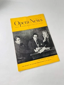 Opera News Wagner Vintage Metropolitan Opera Guild um 1949 New York City, NY - Bild 1 von 10