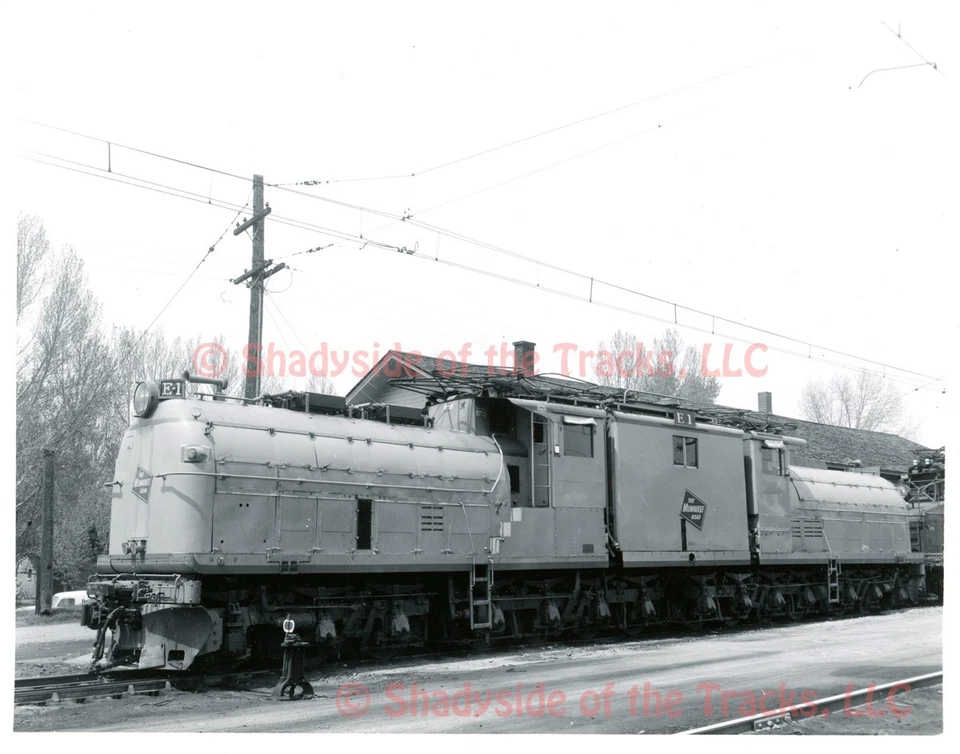 Milwaukee Road MILW GE Bi-Polar Eléctrico Loco #E1 Original 4x5 Impresión Cuarto Oscuro 1960 Foto 1 de 1
