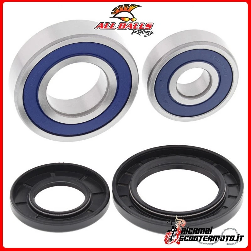JUEGO DE COJINETE DE RUEDA RUEDA TRASERA All Balls Yamaha FZ 6 R 2012 25-1282#14 Foto 1 de 1