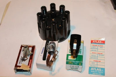 1963-1972 DODGE&PLYMOUTH V8 KIT DE AJUSTE DE PONTO ÚNICO TAMPA, ROTOR, PONTOS, CONDENSADOR - Imagem 1 de 4