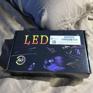 Jushope Innenraum Auto LED Streifen Lichter mit Wireless App und 236 Zoll Glasfaser - Bild 1 von 24