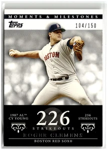 2007 Topps Moments & Milestones #20-226 Roger Clemens #/150 A1778 - Picture 1 of 2