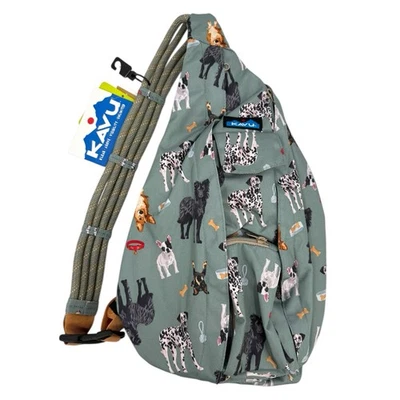Bolso Bandolera Kavu Perro Fiesta Cuerda Nuevo con Etiquetas Otoño 2025 Edición Especial Foto 1 de 4
