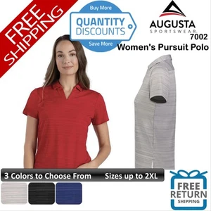 🔥 Augusta Sportswear Women's Pursuit Polo Short Short Sleeve Up To 2XL 7002 - Picture 1 of 10