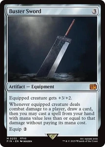 Magic: The Gathering - Buster Sword - Final Fantasy #255 Mythic - Picture 1 of 1