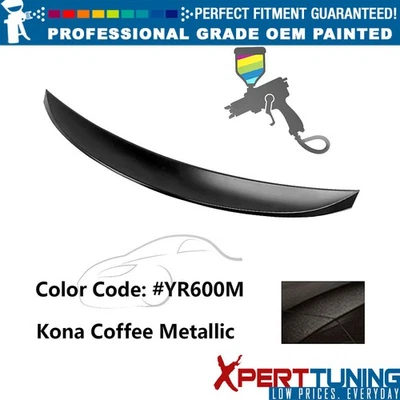 Fits 17-21 Honda Civic 10th Hatch P Style Painted #YR600M Trunk Spoiler Wing ABS Foto 1 de 3