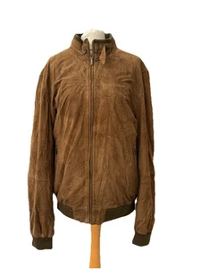 Brown Suede Jacket Size M/L Itallo Mens - Picture 1 of 12