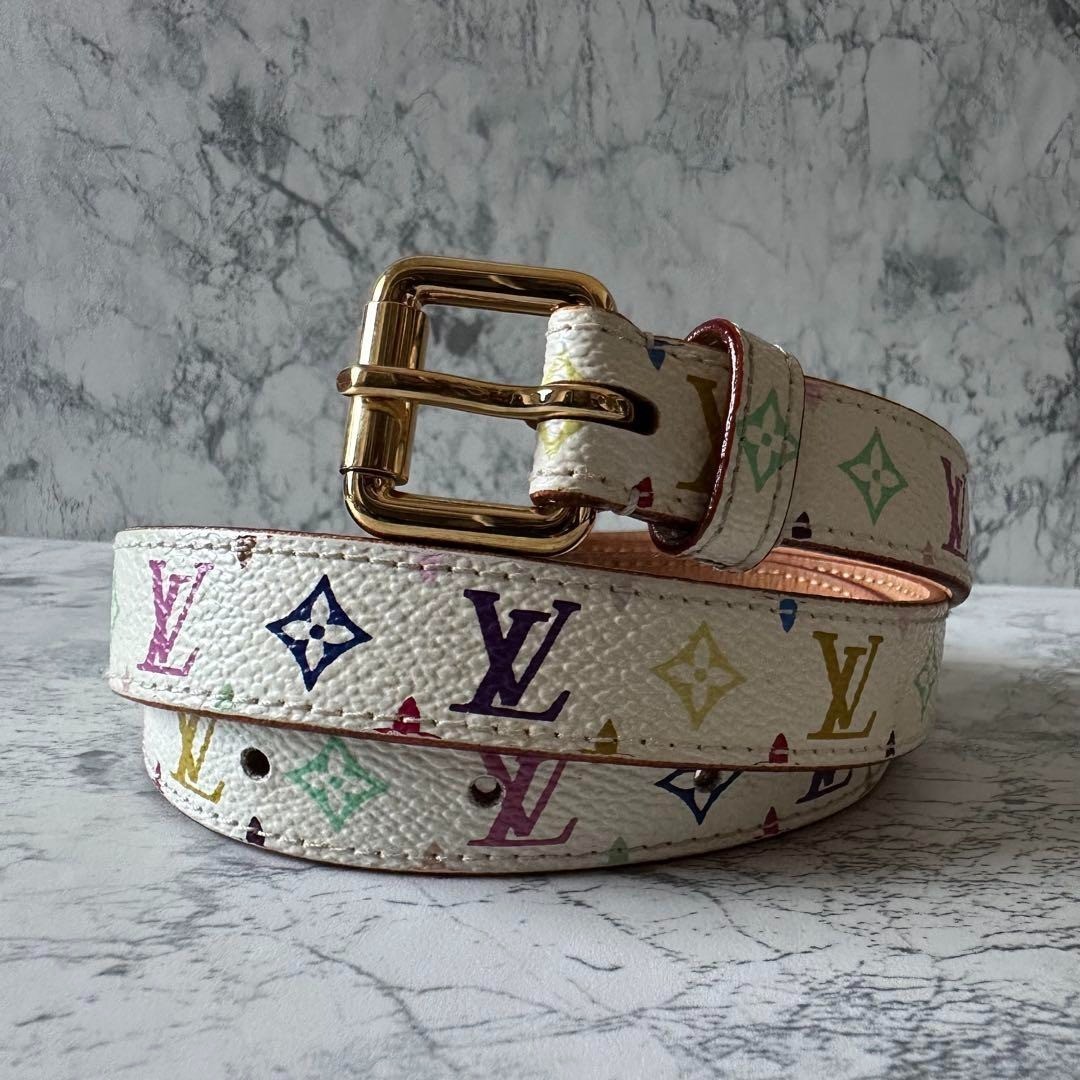 Louis Vuitton マルチカラー ベルト 楽天市場】ルイ ヴィトン LOUIS VUITTON ベルト モノグラム