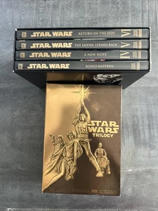 Star Wars Trilogy DVD 2004 4 Disc Set Full Screen Bonus - Imagen 1 de 6