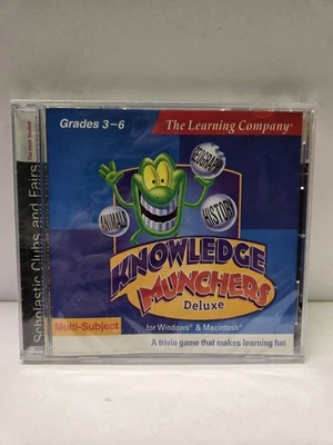 SEALED Knowledge Munchers Deluxe The Learning Company Grade 3-6 - - Image 1 of 2