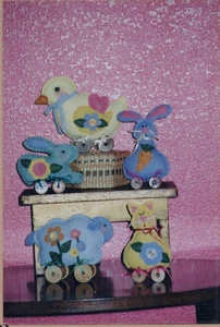 SPOOL CRITTERS SEWING PATTERN  uncut - Picture 1 of 1