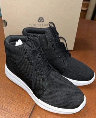 Clarks Cloudsteppers Negro Camuflaje Alto Prendas para el torso Cremallera Lateral talla 9.5W Foto 1 de 4