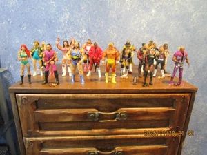 Konvolut 21 WWE WWF Wrestling Figuren Mattel / Jakks Rollins, Hogan - Bild 1 von 8